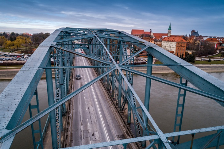 Remont mostu w Toruniu. Fot. UM Toruń
