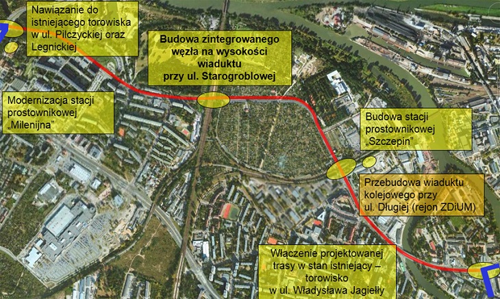 Wrocław: budowa trasy tramwajowej przez Popowice. Źródło: UM Wrocław