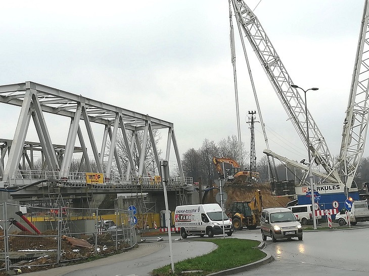 Remont wiaduktu kolejowego w Rzeszowie. Fot. PKP PLK