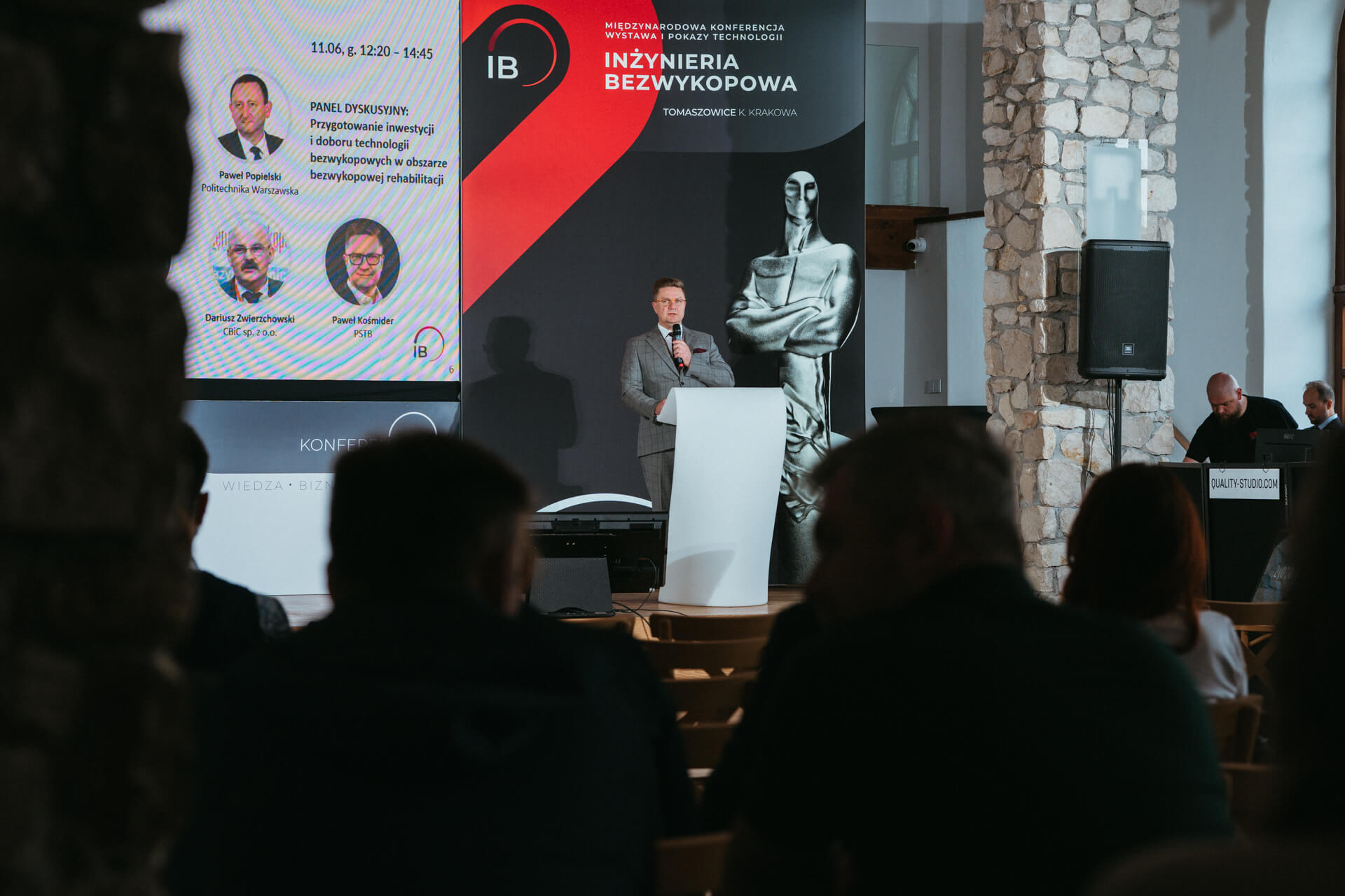 XXIII Konferencja, Wystawa i Pokazy Technologii Inżynieria Bezwykopowa 2025. Paweł Kośmider, Przewodniczący Konferencji. fot. Quality Studio dla www.inzynieria.com 