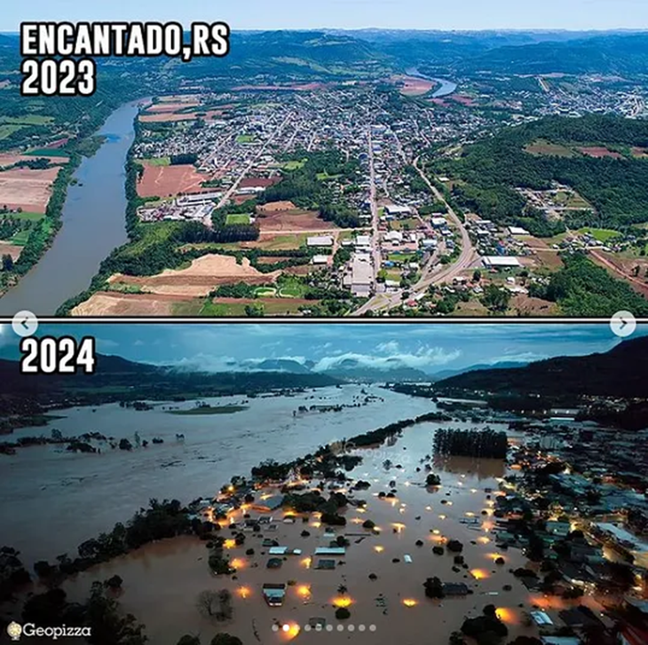 Miasto Encantado pod wodą. Fot. @geopizza / Instagram.com