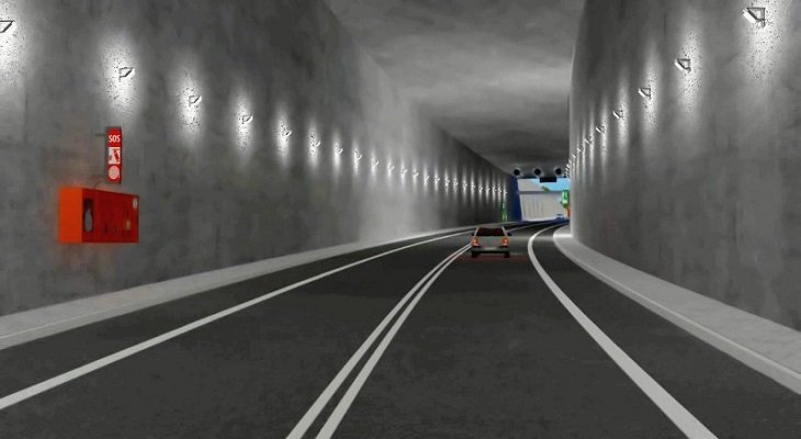 Wizualizacja tunelu w Świnoujściu. Źródło: GDDKiA