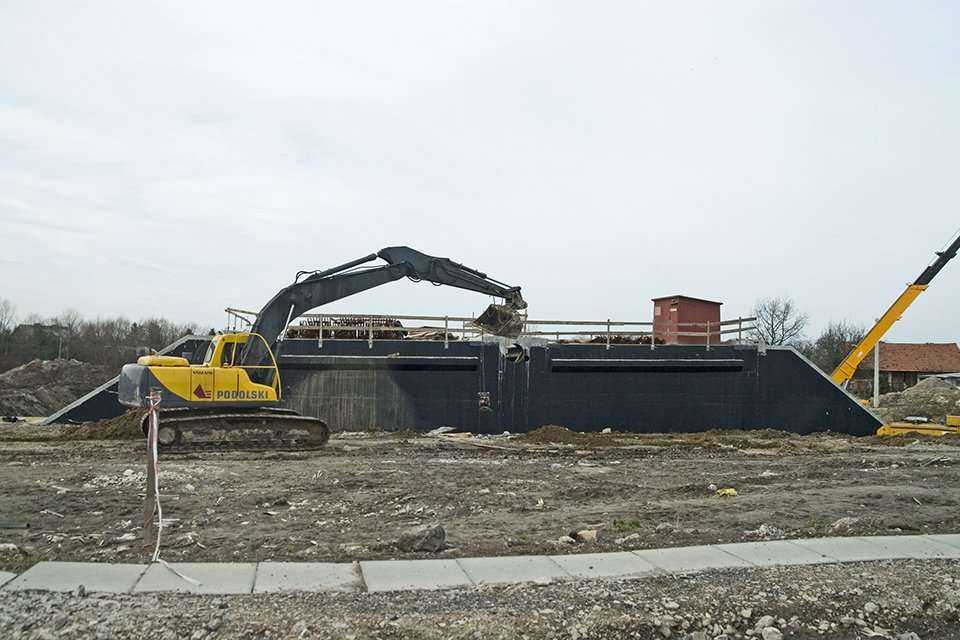 Prace budowlane - Węzeł Modlnica. Stan na 30 marca 2010
