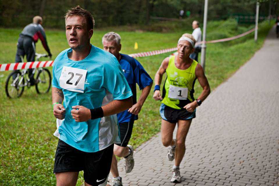 Spartakiada 2012 - Bieg przełajowy na 3200 m mężczyzn / fot. z archiwum Katowickich Wodociągów S.A.