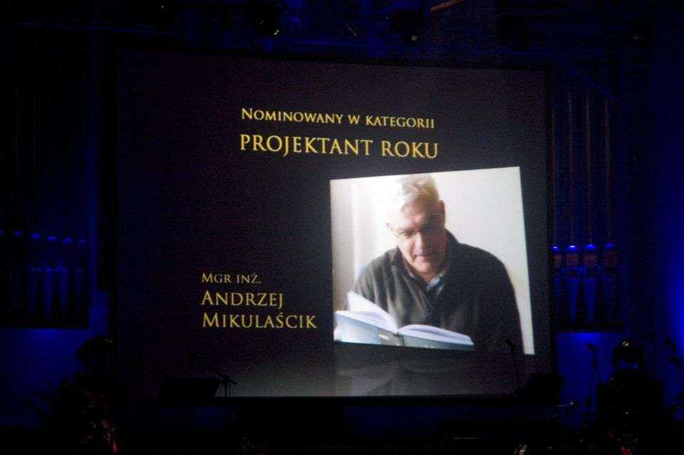 Nominowany w kategorii Projektant Roku: Andrzej Mikulaścik; fot. inzynieria.com
