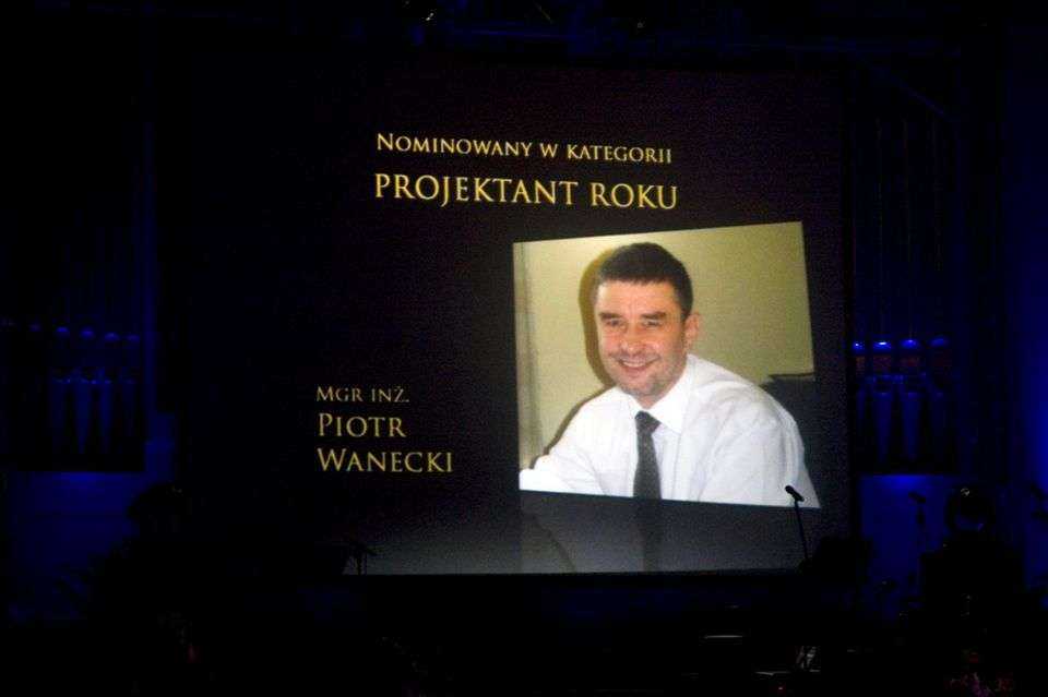 Nominowany w kategorii Projektant Roku: Piotr Wanecki; fot. inzynieria.com