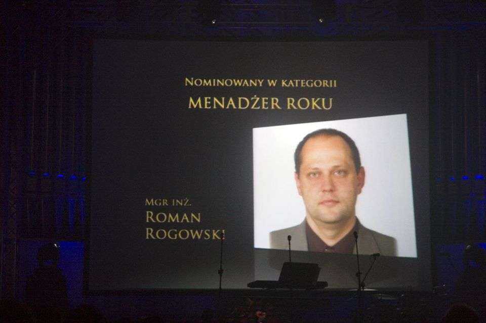 Nominowany w kategorii Menadżer Roku: Roman Rogowski; fot. inzynieria.com