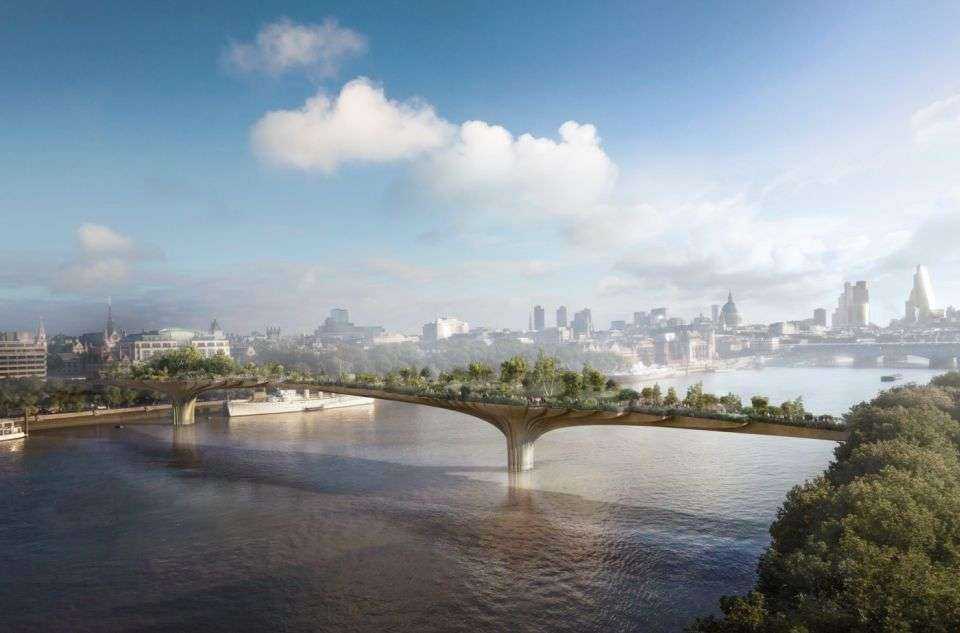 Garden Bridge: projekt mostu-ogrodu