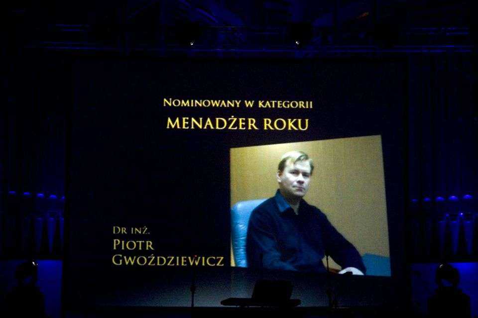 Nominowany w kategorii Menadżer Roku: dr inż. Piotr Gwoździewicz; fot. inzynieria.com
