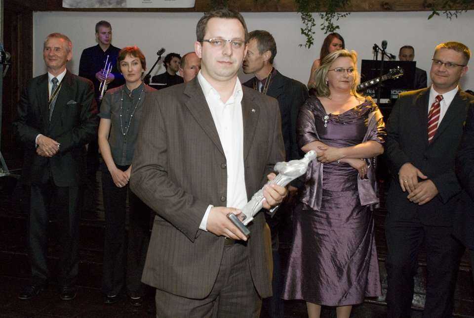 Przedstawiciel firmy POL-AQUA, laureata nagrody TYTAN 2009
