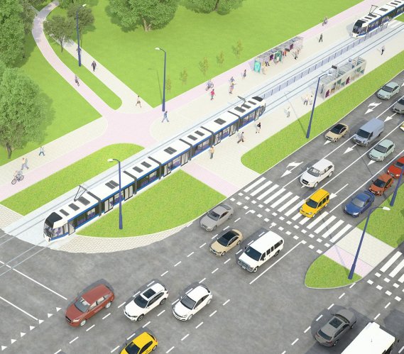 Nowa linia tramwajowa na krakowskie Azory [wizualizacje]