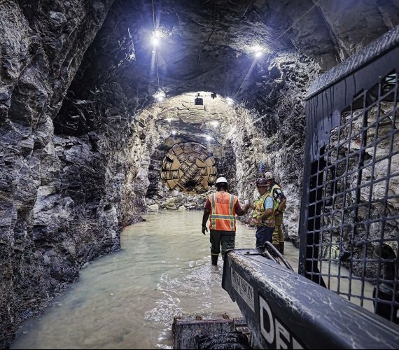 Tunelowanie w amerykańskim kamieniołomie