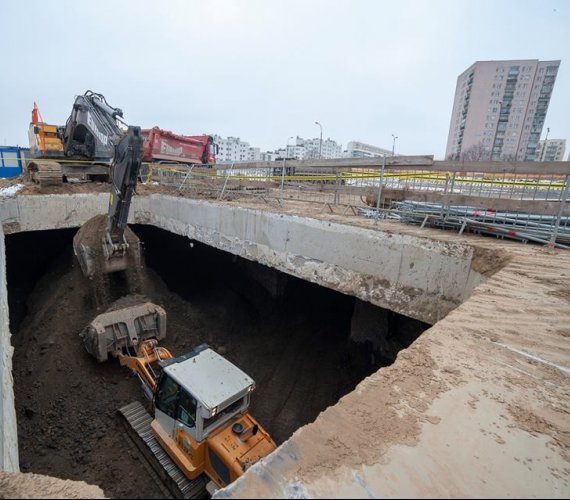 Tak wygląda plac budowy najdłuższego tunelu drogowego w Polsce