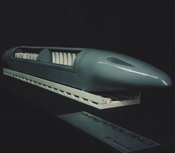 Polski hyperloop: oto model pojazdu