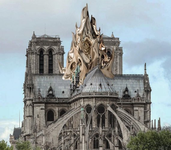 Nowa iglica Notre-Dame: 7 wizualizacji