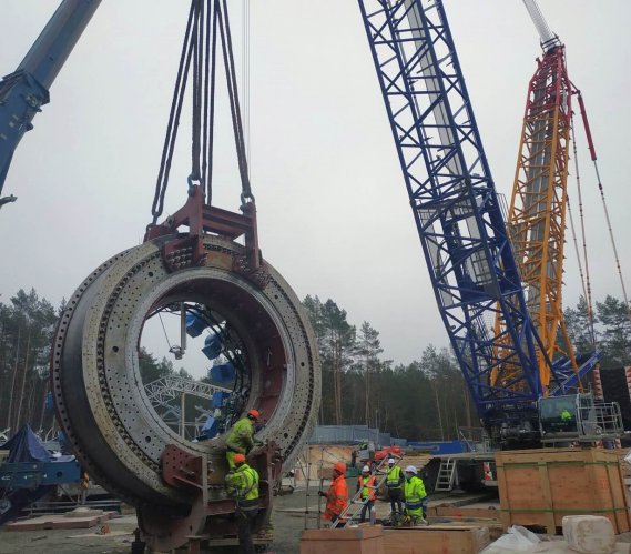 Tunel w Świnoujściu: montaż maszyny TBM