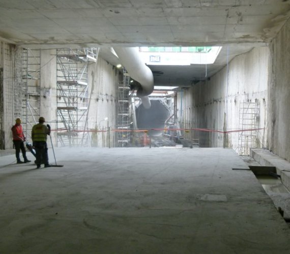 Już ponad 600 m ma tunel drogowy w Świnoujściu