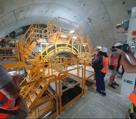 Tunel pod Świną ma już 1 km – najnowsze zdjęcia