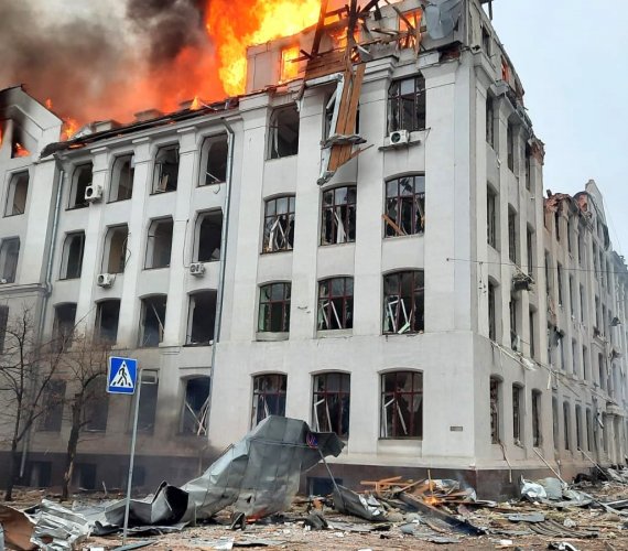 Ogromna skala zniszczeń w Ukrainie