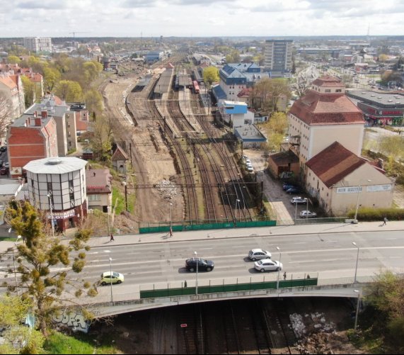 Modernizacja stacji Olsztyn Główny – zdjęcia z placu budowy