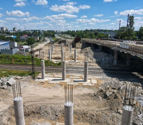 Modernizacja trzech wiaduktów w Łodzi. Tak wygląda plac budowy