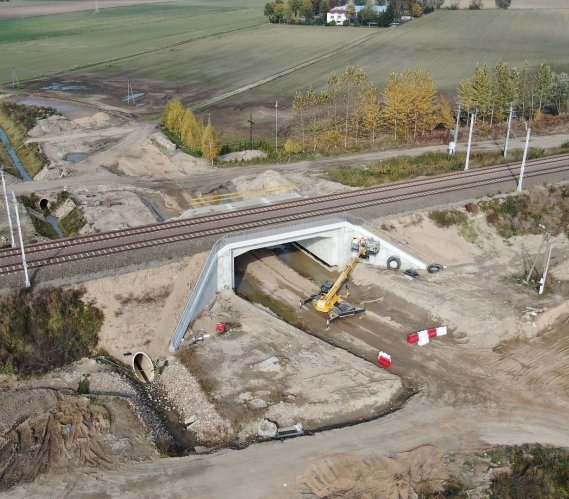 Rail Baltica – budowa mostów i wiaduktów na zdjęciach