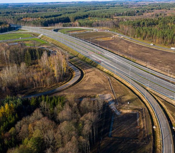 Via Baltica. Dwa lata budowy odcinka drogi S61