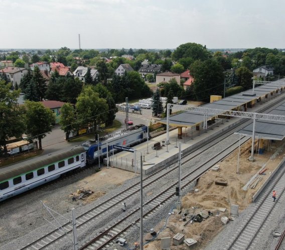 Mazowsze – stan modernizacji stacji Ożarów Mazowiecki. Zdjęcia