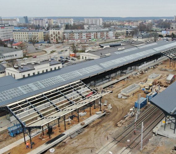 Rail Baltica – postęp robót na stacjach kolejowych [ZDJĘCIA]