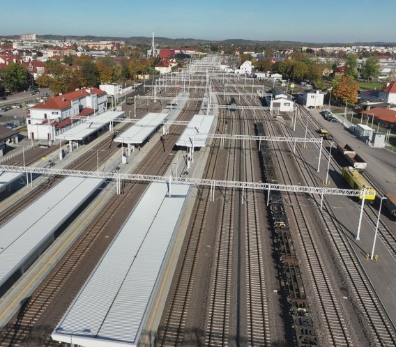 Rail Baltica. Przebudowa stacji Ełk została zakończona