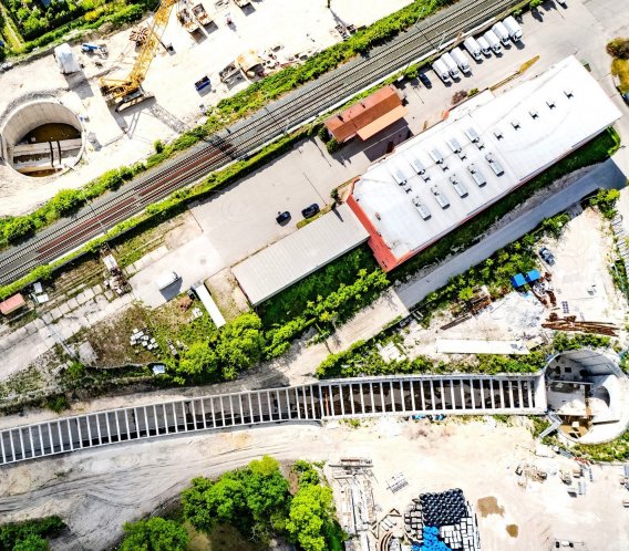 Tunel średnicowy: podziemny przystanek Łódź Koziny nabiera kształtu