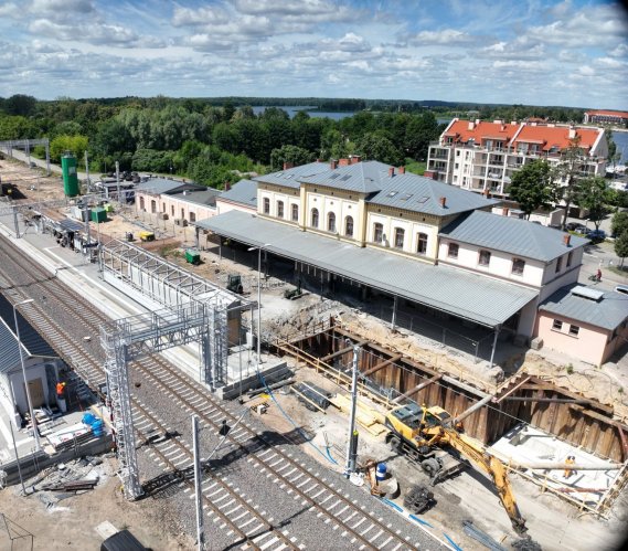 Mazury. Jak przebiega modernizacja stacji Ostróda?