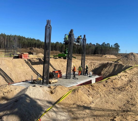 Droga ekspresowa S10. Pierwszy miesiąc budowy – widać efekty