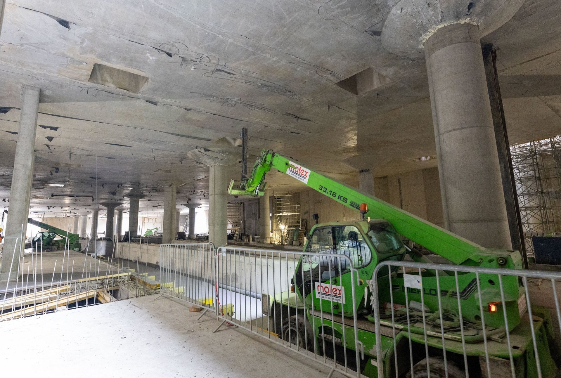 Prace na przystanku Łódź Koziny. Fot. PKP PLK