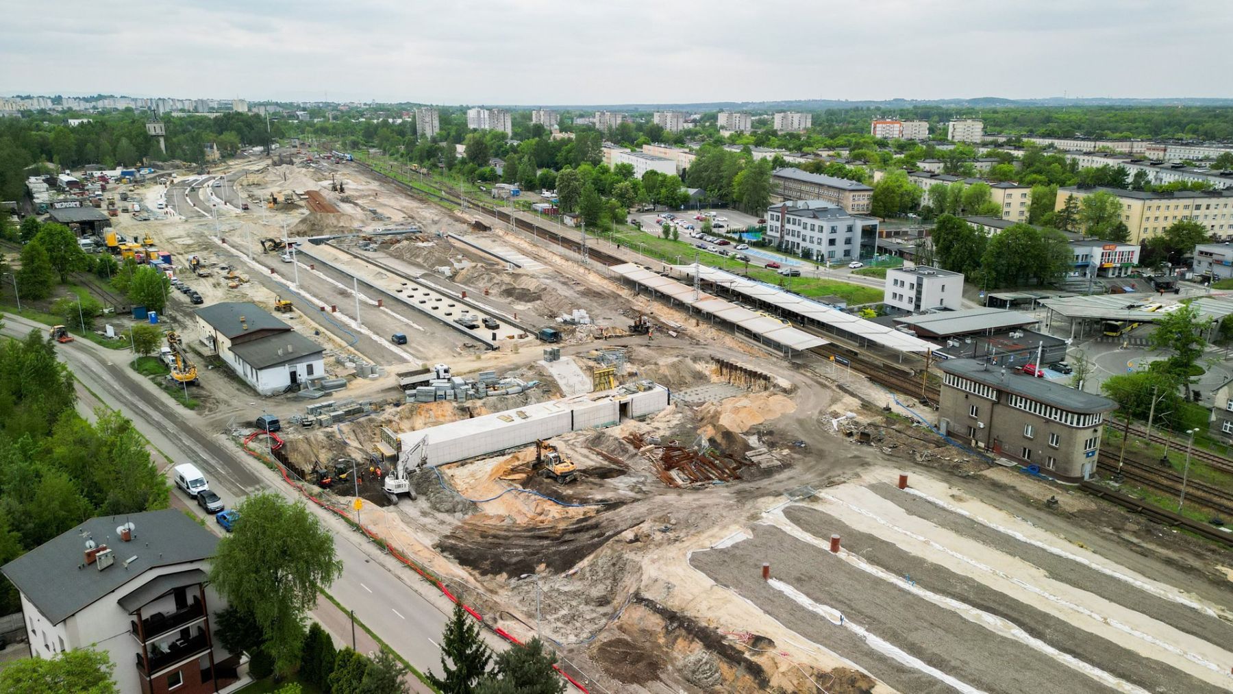 Modernizacja stacji Katowice Ligota. Fot. Łukasz Hachuła/PKP PLK