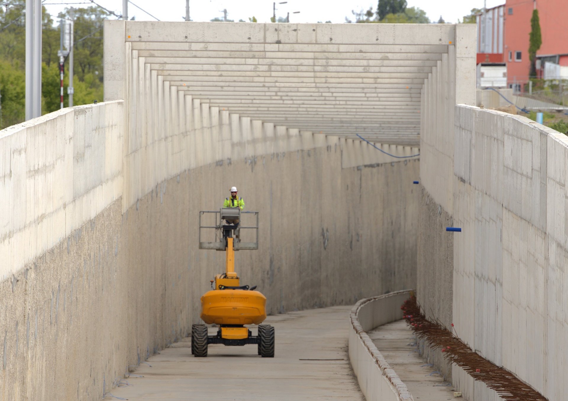 Wlot do tunelu jednotorowego. Fot. PKP PLK