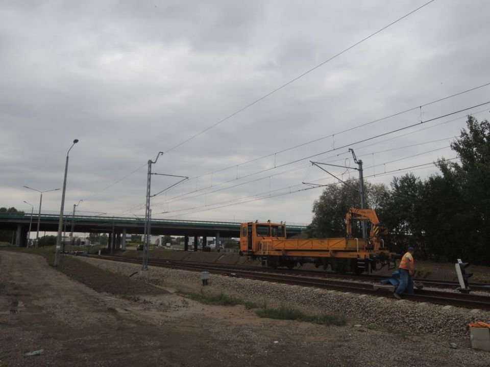 Modernizacja linii kolejowej z Krakowa do Balic. Fot. PKP Polskie Linie Kolejowe S.A.
