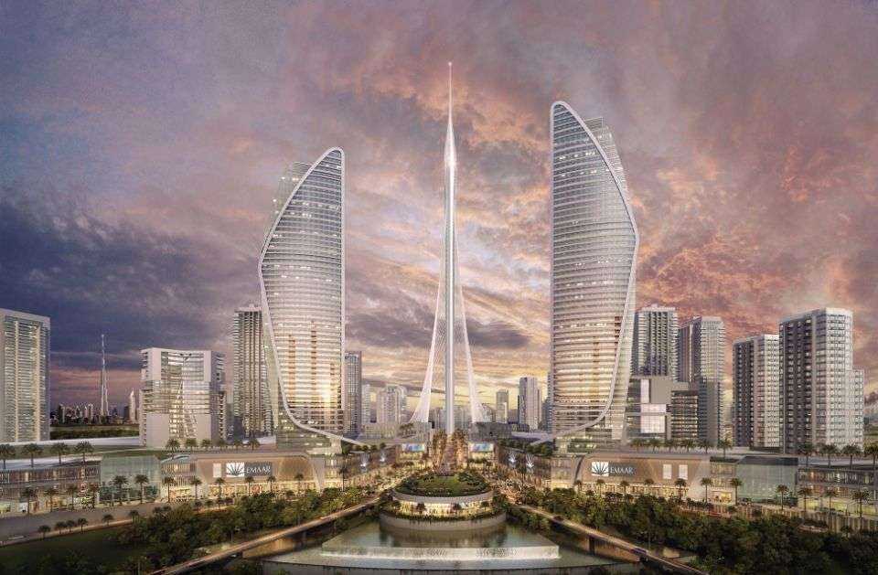 Monumentalna wieża obserwacyjna w Dubaju