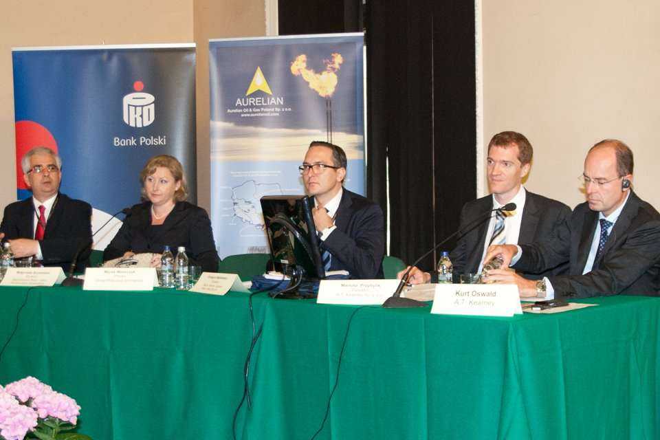 od lewej: Ireneusz Łazor, Małgorzata Szymańska, Grzegorz Markiewicz, Mariusz Przybylik i Kurt Oswald / fot. inzynieria.com