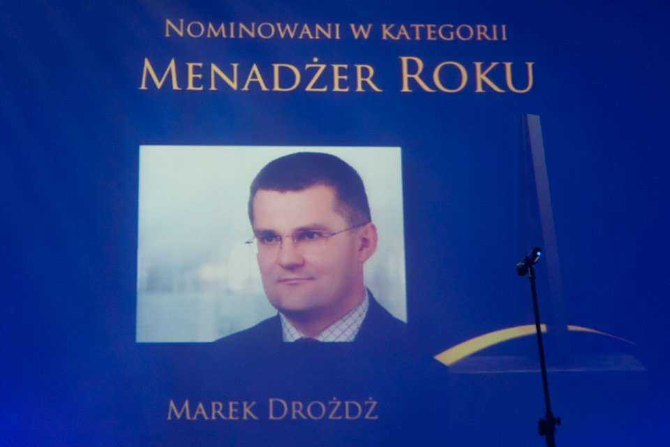 Marek Drożdż - nominowany w kategorii Menadżer Roku. Fot. www.inzynieria.com