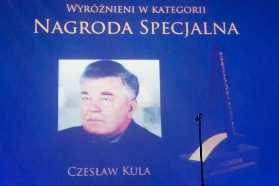 Czesław Kula - wyróżnienie w kategorii Nagrody Specjalnej. Fot. www.inzynieria.com