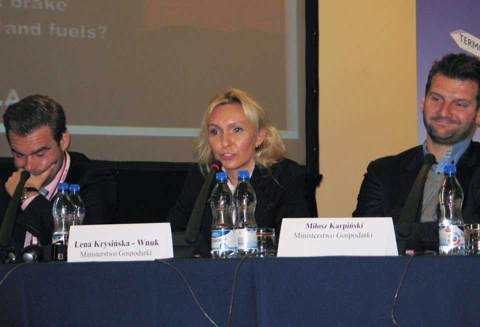 Od lewej: Michał Mazurkiewicz - PGE Polska Grupa Energetyczna SA, Lena Krysińska-Wnuk - Ministerstwo Gospodarki i Miłosz Karpiński - Ministerstwo Gospodarki / fot. www.inzynieria.com
