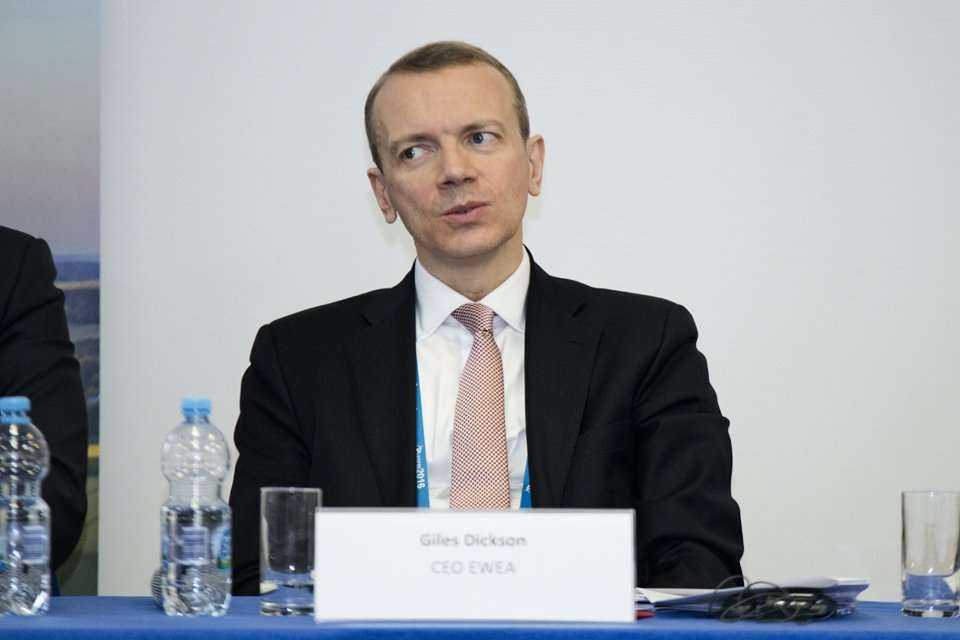 Giles Dickson, dyrektor generalny Europejskiego Stowarzyszenia Energetyki Wiatrowej (EWEA)