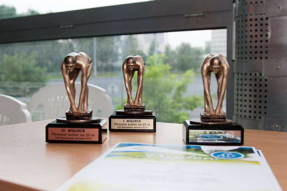 Spartakiada 2012 - nagrody w pływaniu kobiet na 25 m / fot. Quality Studio dla www.inzynieria.com