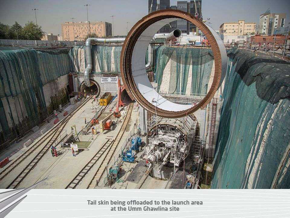 Budowa tuneli metra w Dausze