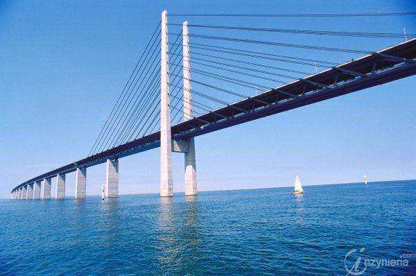 Widok na most od strony Szwecji. Fot. Pierre Mens, Oresundsbron