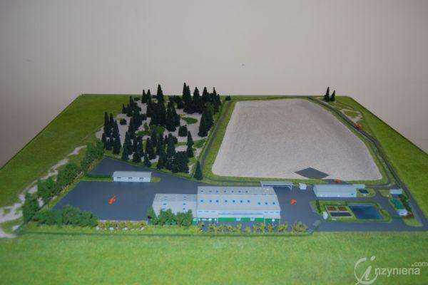 Makieta ZUOK w Toruniu. Źródło: MPO sp. z o.o. w Toruniu