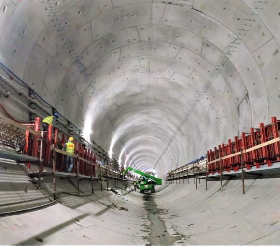 Budowa tunelu w Świnoujściu na filmie