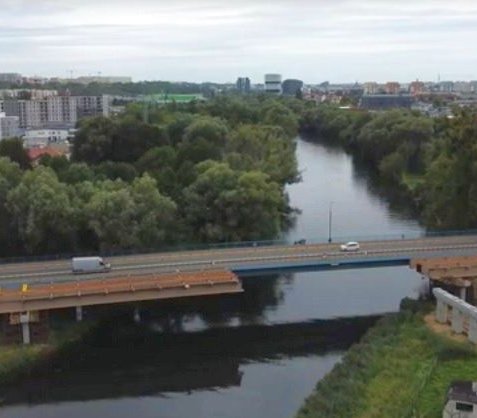 Budowa mostów nad Brdą w Bydgoszczy
