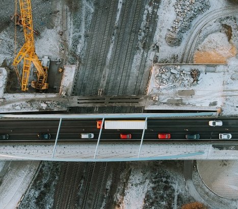 Bydgoszcz: zima nie zatrzymała przebudowy wiaduktu